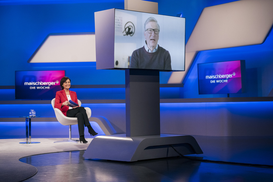 Sandra Maischberger (54, Das Erste) interviewt Bill Gates (65), Software-Pionier, Milliardär und Stiftungsgründer in ihrer Sendung.