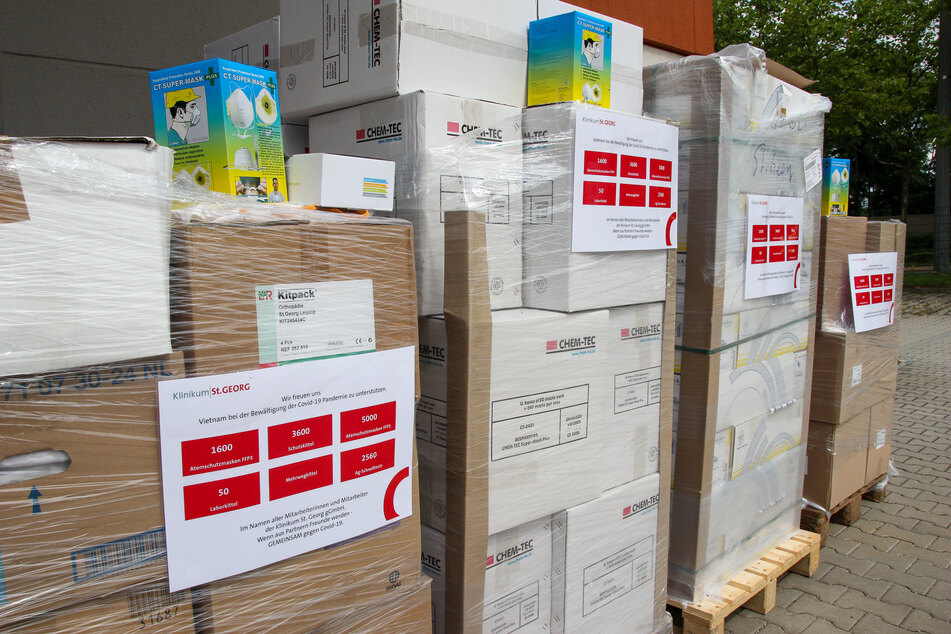 Medizinische Ausrüstung im Wert von 60.000 ist aktuell von Leipzig nach Vietnam unterwegs.