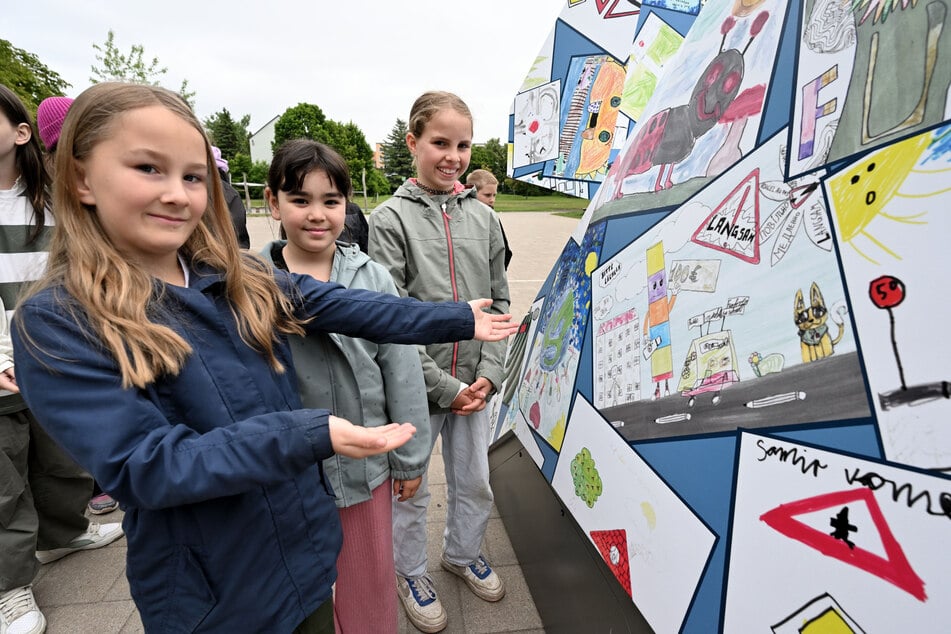 Fünf Grundschulen und ein Hort haben beim Wettbewerb für den schönen Blitzer mitgemacht.