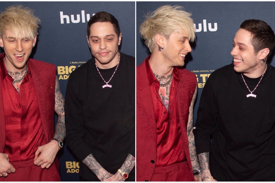On Monday night, Pete Davidson and Machine Gun Kelly teamed up for a Calvin Klein campaign on Instagram Live.