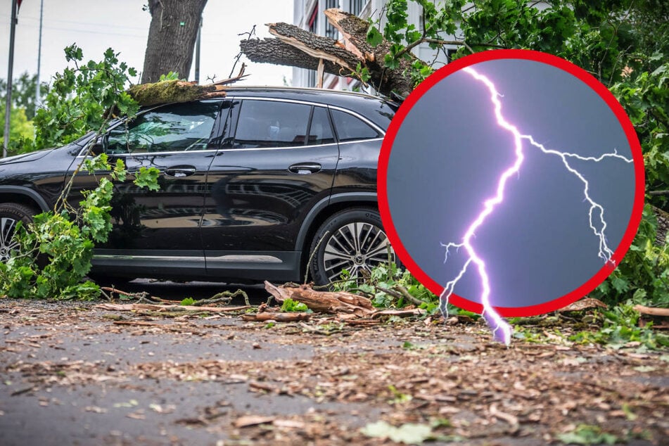 Wetterdienst warnt vor heftigen Gewittern mit orkanartigen Sturmböen