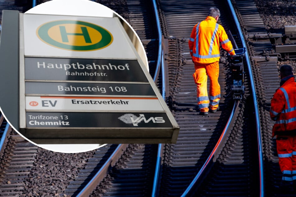 Chemnitz: Strecke kaputt! Spontan-Sperrung auf Chemnitzer Bahnlinie