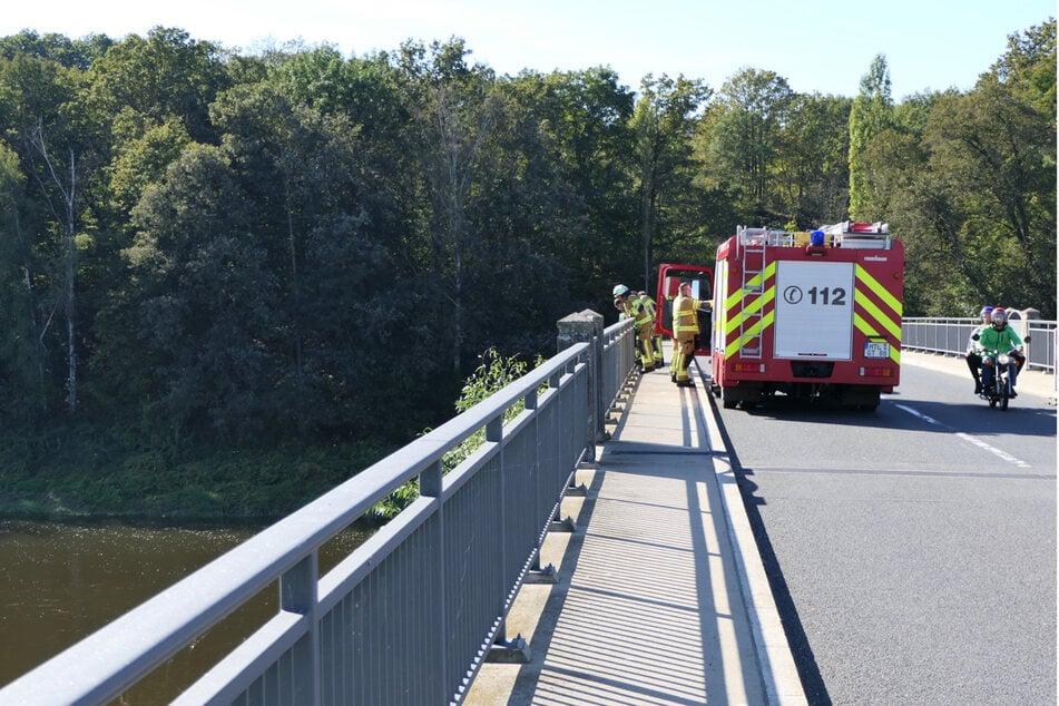 Neben der Polizei war auch die Freiwillige Feuerwehr Kössern im Einsatz.