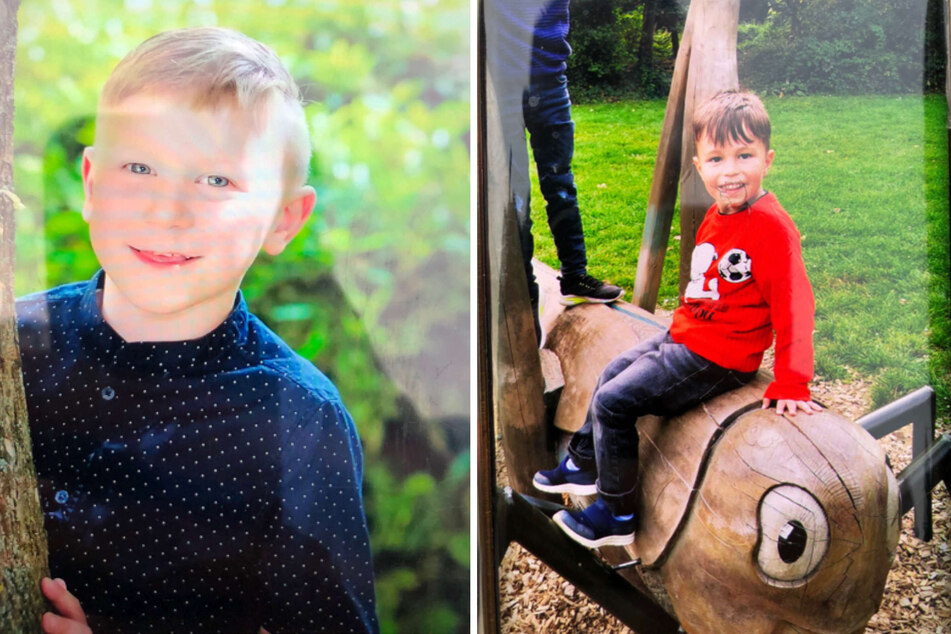 Connor (6, l.) und Ömer (4) aus Alsdorf werden seit Sonntagnachmittag vermisst.
