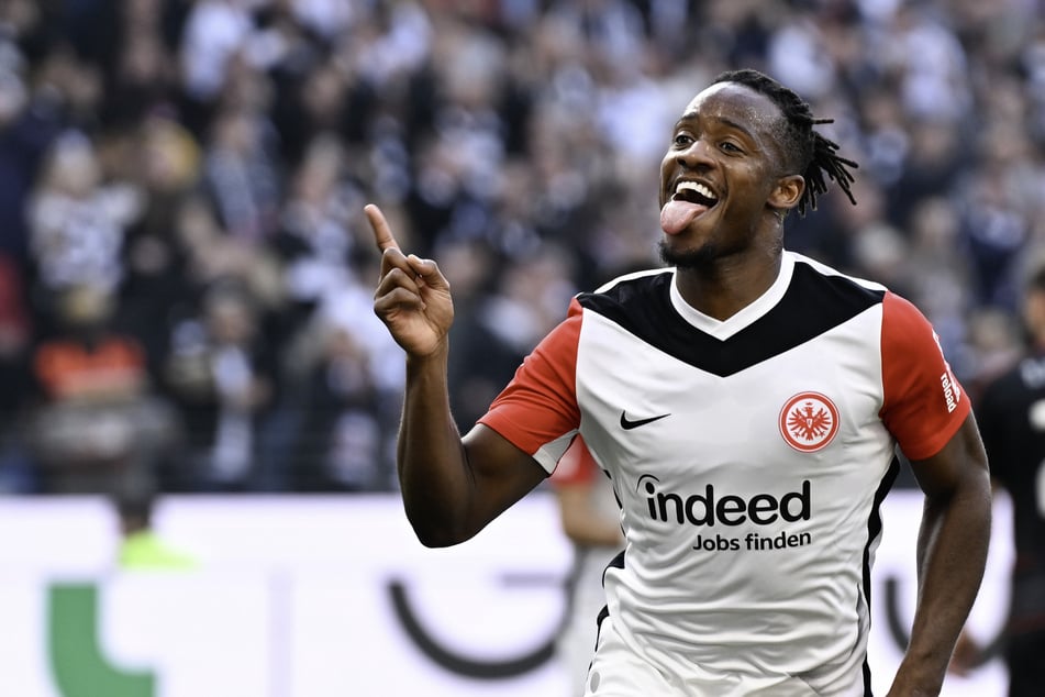 Michy Batshuayi erzielte seinen ersten Treffer für Eintracht Frankfurt.