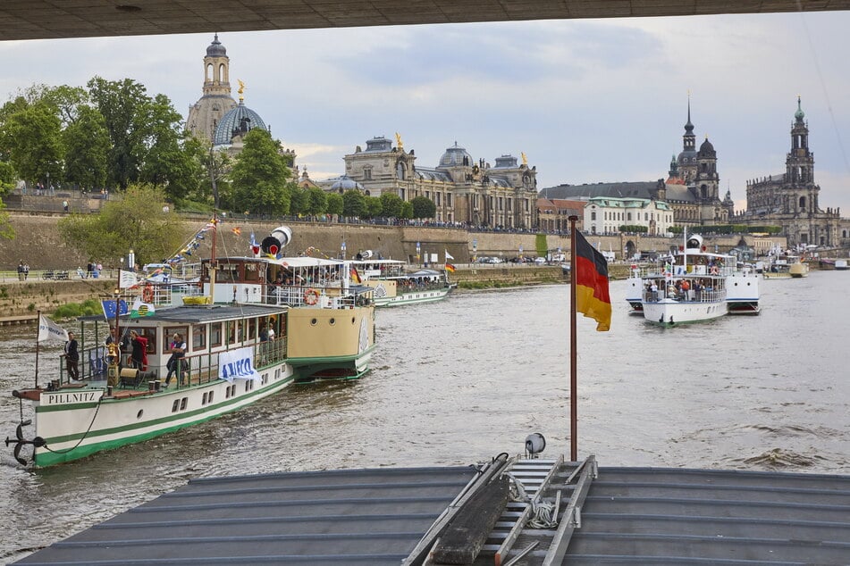 Die Riverboat-Shuffle gehört zu den alljährlichen Höhepunkten des Festivals.