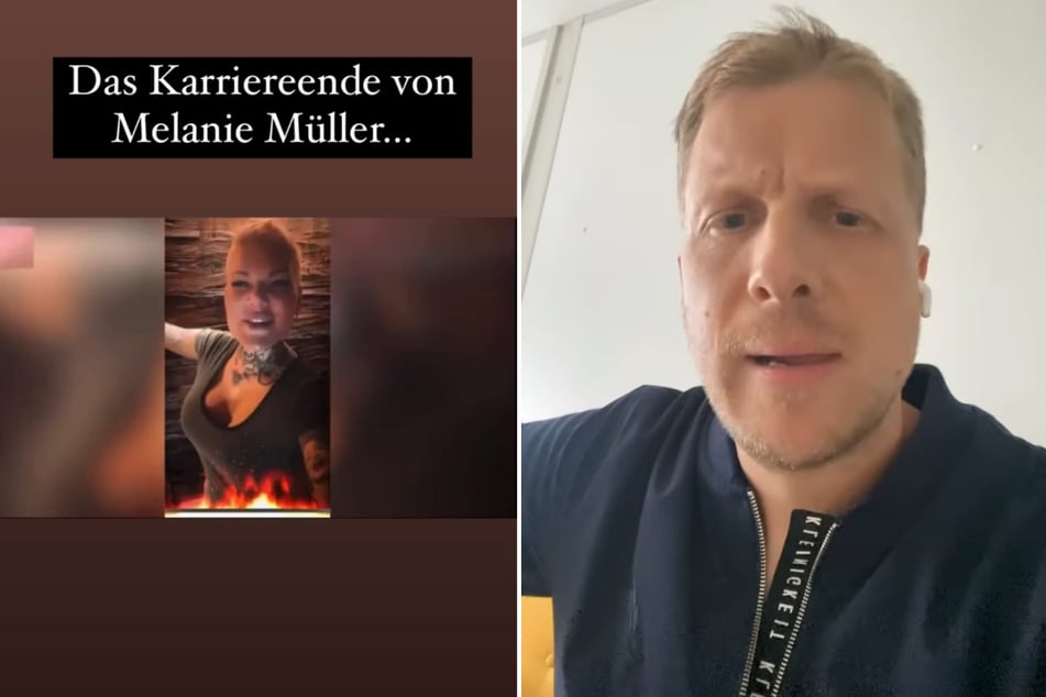Oliver Pocher (44) lästert in einer Instagram-Story über Melanie Müller und prophezeit ihr Karriereende.