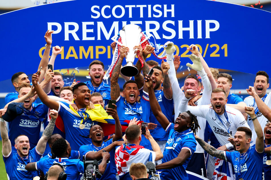 Brillante Saison der Glasgow Rangers, die 102 von 114 Punkten holten!