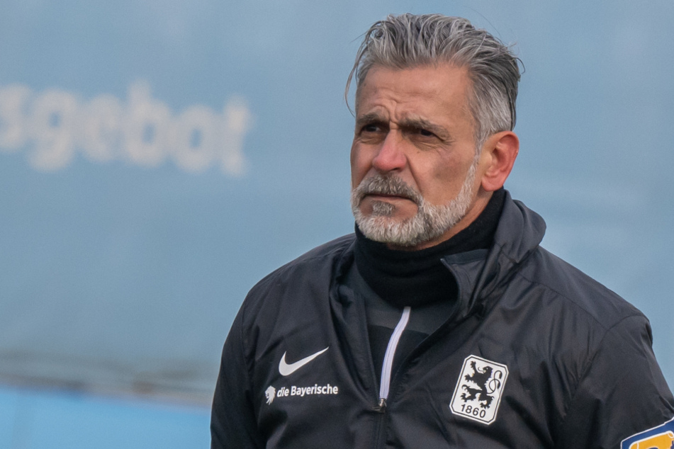 Löwen-Trainer Maurizio Jacobacci (60) haderte nach der Niederlage gegen Saarbrücken mit dem Ergebnis.