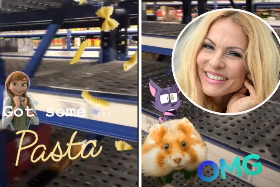 Mission Impossible: Sonya Kraus im Supermarkt auf Pasta-Suche
