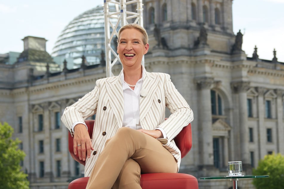 Ganz zum Lachen fand Weidel das Interview nicht.