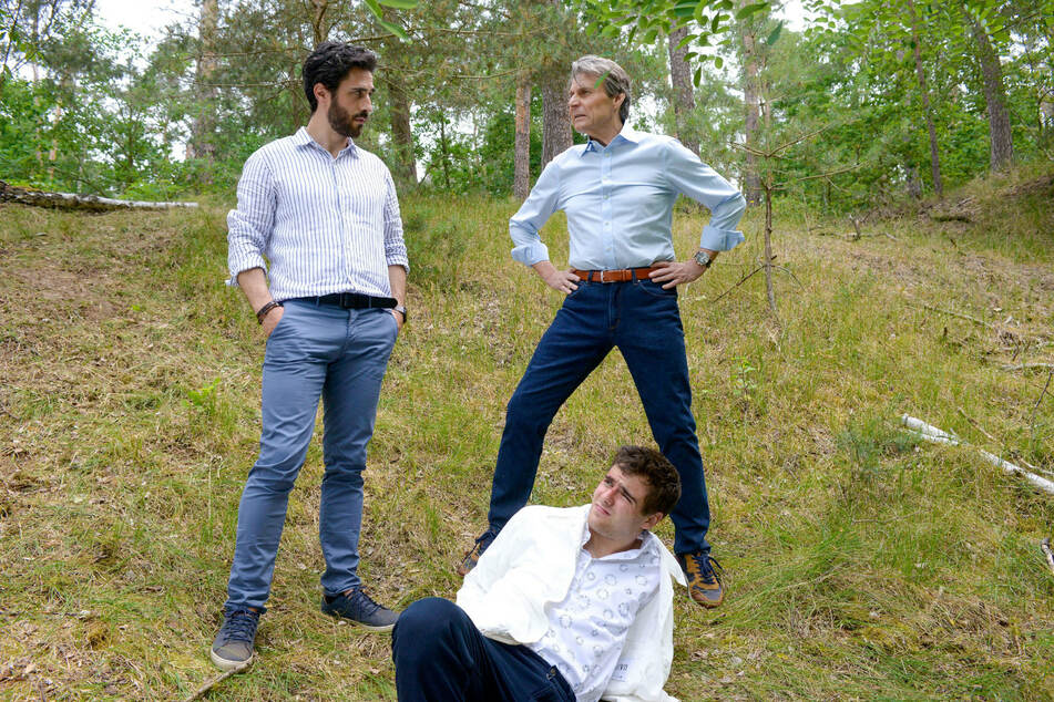 Tobias (l.) und Jo Gerner hoffen, dass sie Johannas Peiniger Jay (unten) zum Reden bringen können.