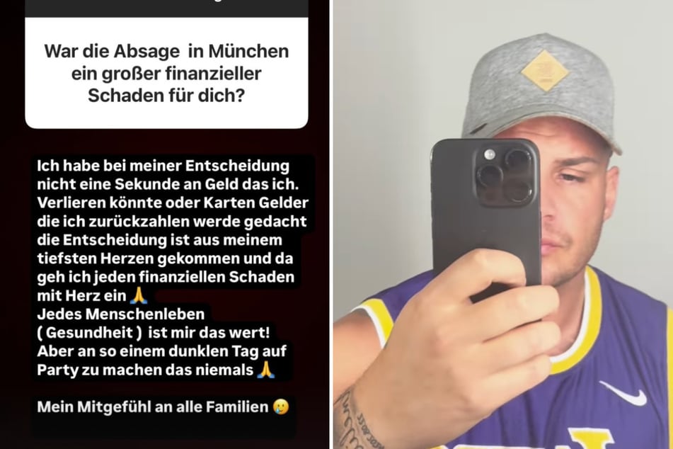 Pietro Lombardi (32) hat sich zu seiner Konzert-Absage in München geäußert.