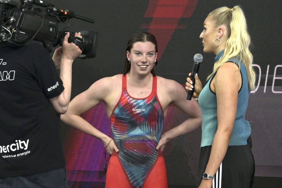 Yara Fay Riefstahl gewann die Lagen-Entscheidung bei der DM über 100 Meter + 200 Meter Schmetterling.
