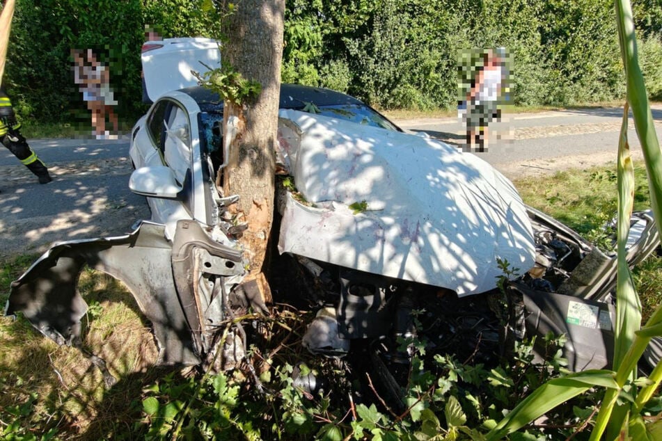 Der Audi-Fahrer verlor plötzlich die Kontrolle über das Auto.