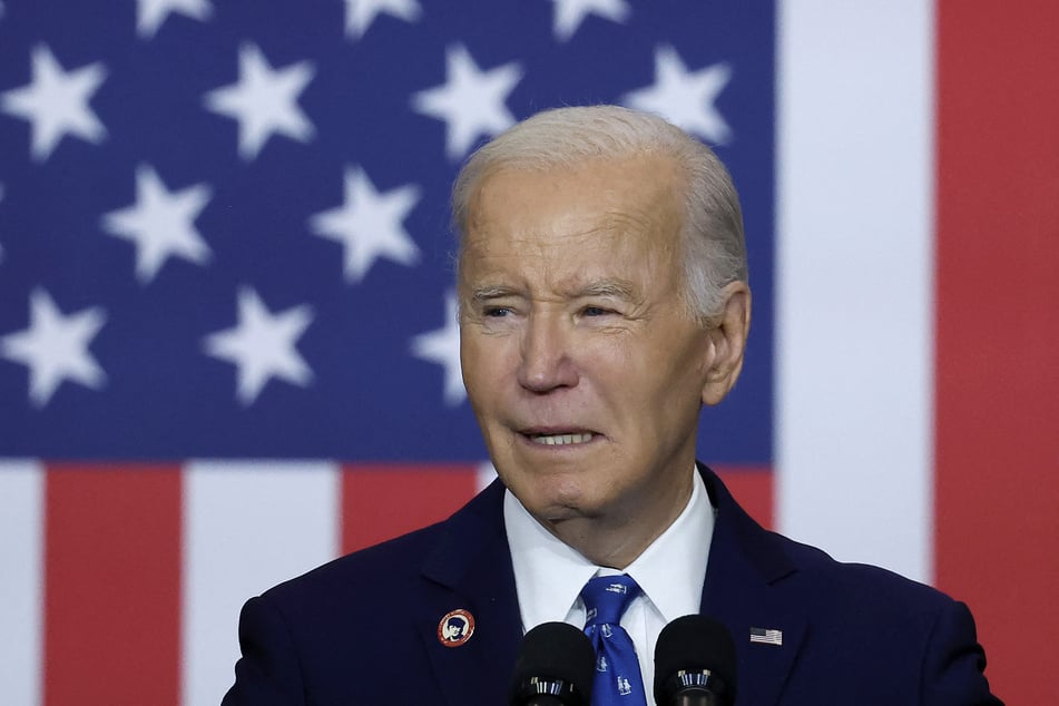 President Joe Biden speaks at the Department of Labor on Monday in Washington, DC.