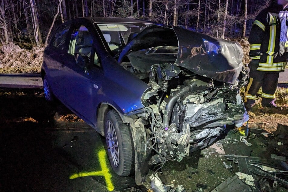 Die Fahrerin des Fiat-Punto (43) verlor aus noch ungeklärte Ursache die Kontrolle über ihren Wagen.