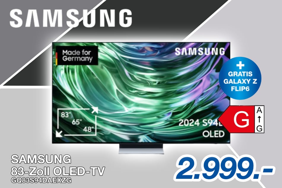 Der 83-Zoll Samsung OLED-TV für 2.999 Euro