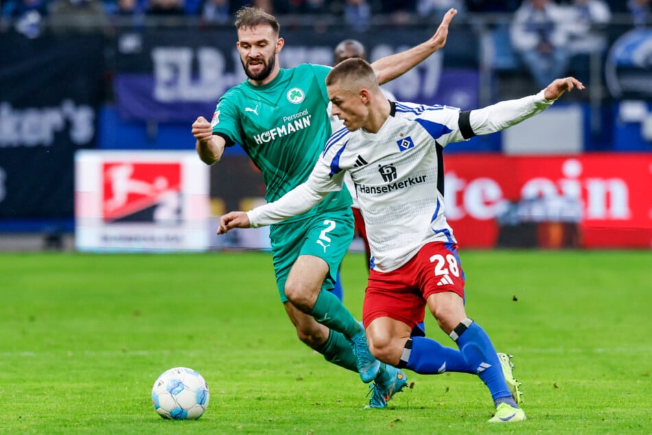 Das Heimspiel zwischen Greuther Fürth und dem HSV entschieden die Rothosen ganz deutlich für sich.