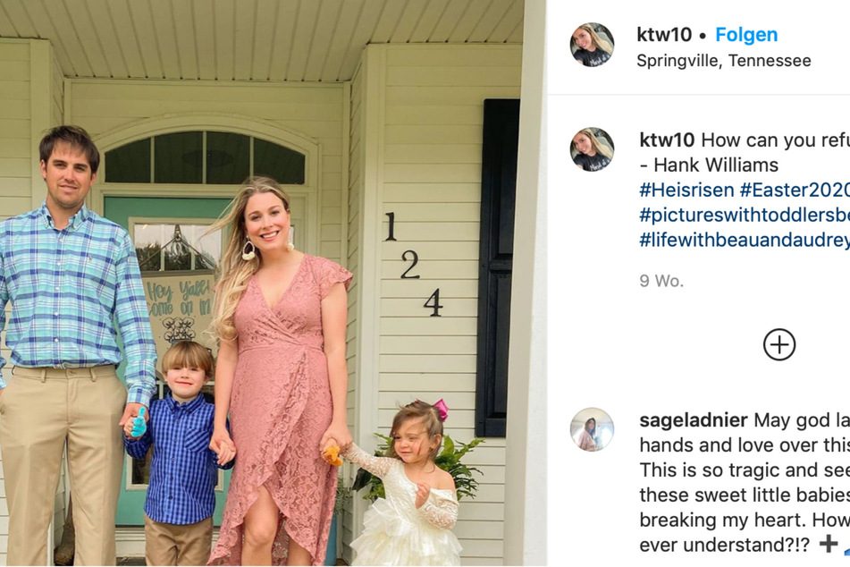 Die ganze Familie vor neun Wochen auf Instagram.