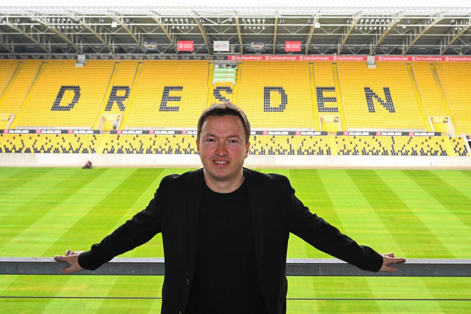 Ronald Tscherning, Chef der Stadion Dresden Projektgesellschaft, hat im Sommer einen vollgepackten Terminkalender.