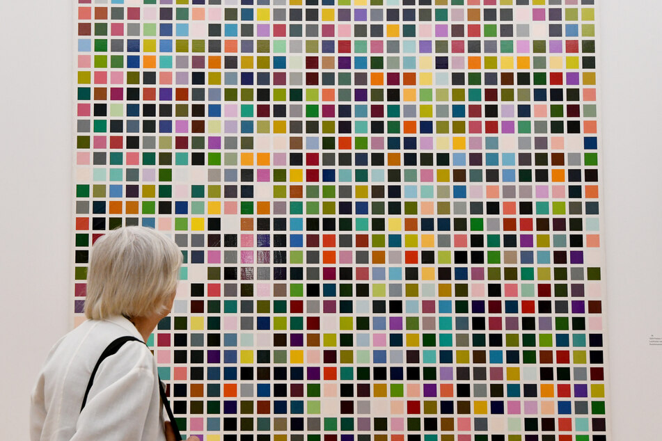 Das Bild "1024 Farben" (1973) von Gerhard Richter wird 2018 im Museum Barberini in Potsdam gezeigt.
