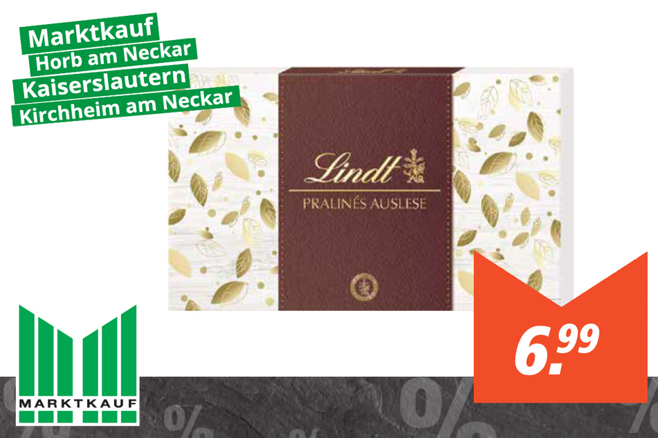 Lindt Pralinés Auslese Herbst für 6,99 Euro