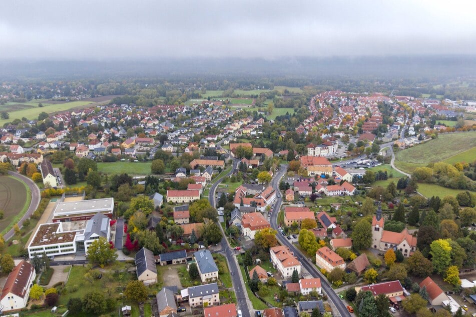 Idyllisch, dörflich: Blick übers Dresdner Hochland.