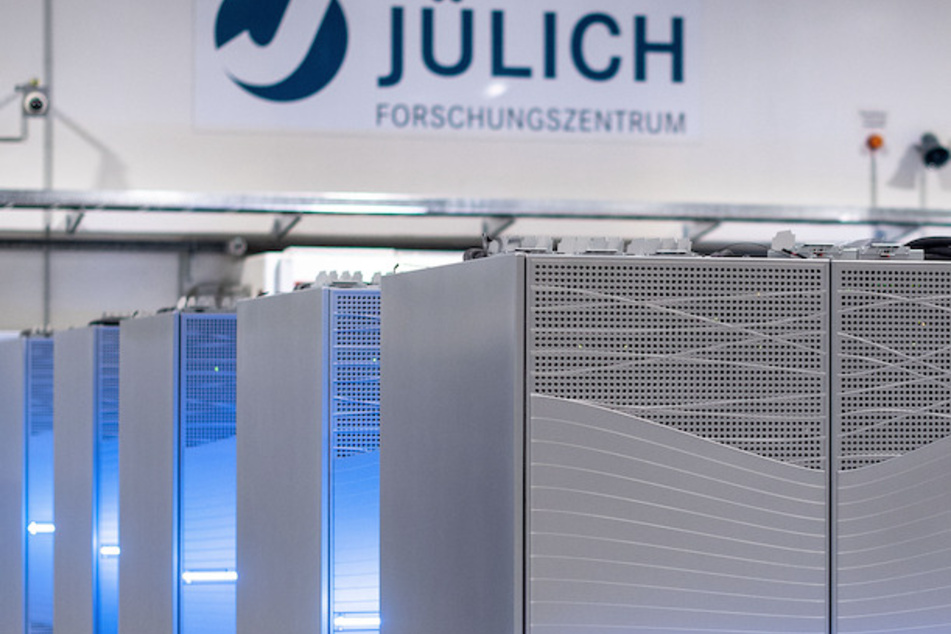 Ein früherer Supercomputer am Forschungszentrum Jülich.