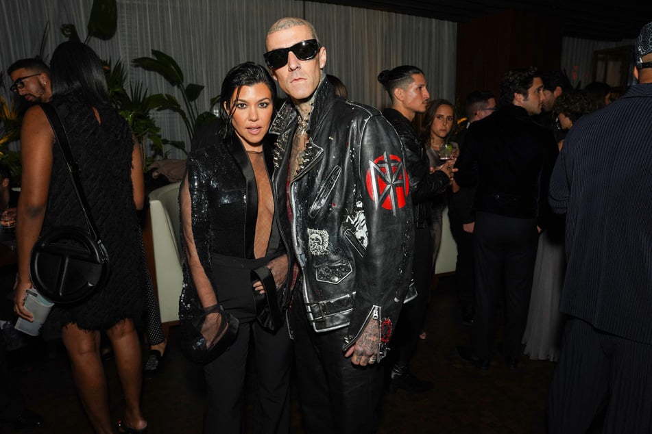 Kourtney Kardashian (l.) and Travis Barker may be ready for another baby after welcoming their first child together in 2023.