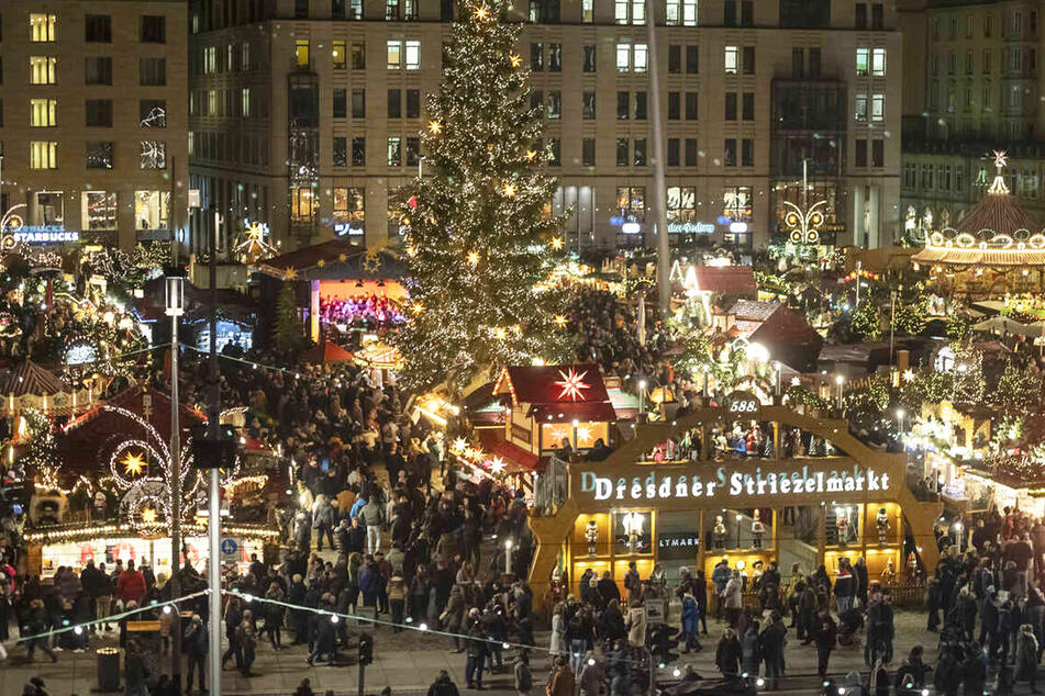 Dresden wirbt für den Striezelmarkt. Zählt er zu den schönsten Weihnachtsmärkten in Europa?