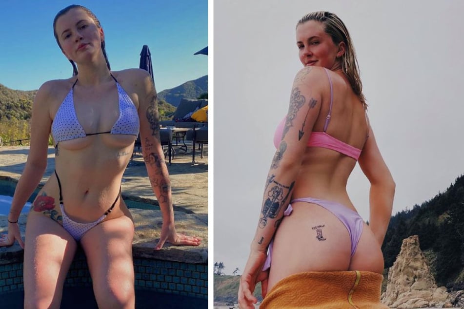 Ireland Baldwin's tattoo collection is growing, with a newly-added "yeehaw" piece on her derriere.