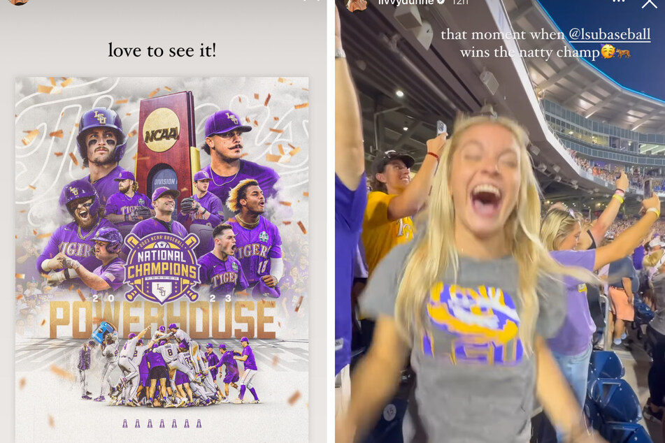 On Monday, LSU defeated the Florida Gators to secure their seventh program national championship, and LSU gymnast Olivia Dunne was as happy as ever!