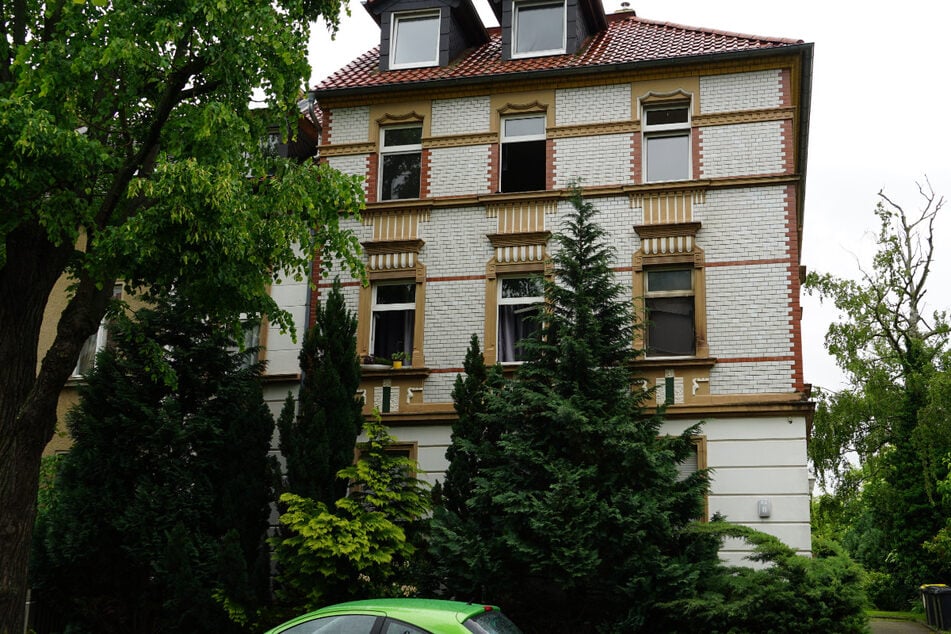 In diesem Haus an der Bahnhofsallee brach das Feuer aus.