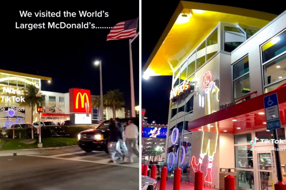TikTokerin Katie nimmt uns mit auf eine Reise in den größten McDonald's der Welt.