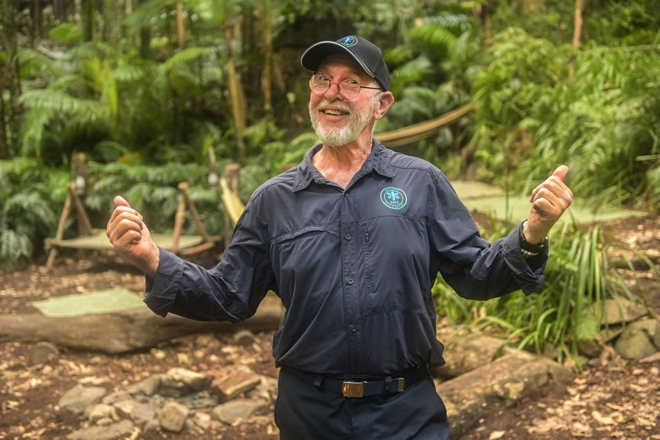 Robert "Bob" McCarron (72), besser bekannt als Dr. Bob ist auch dieses wieder im Dschungelcamp dabei.