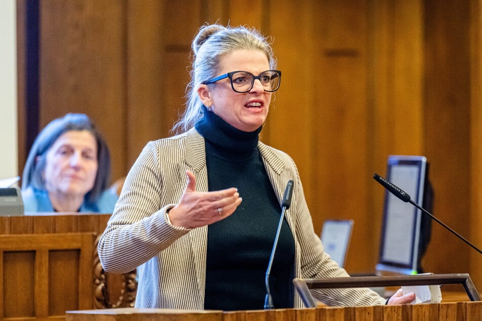 Susanne Schaper (47, Linke) will den Personalabbau verhindern.