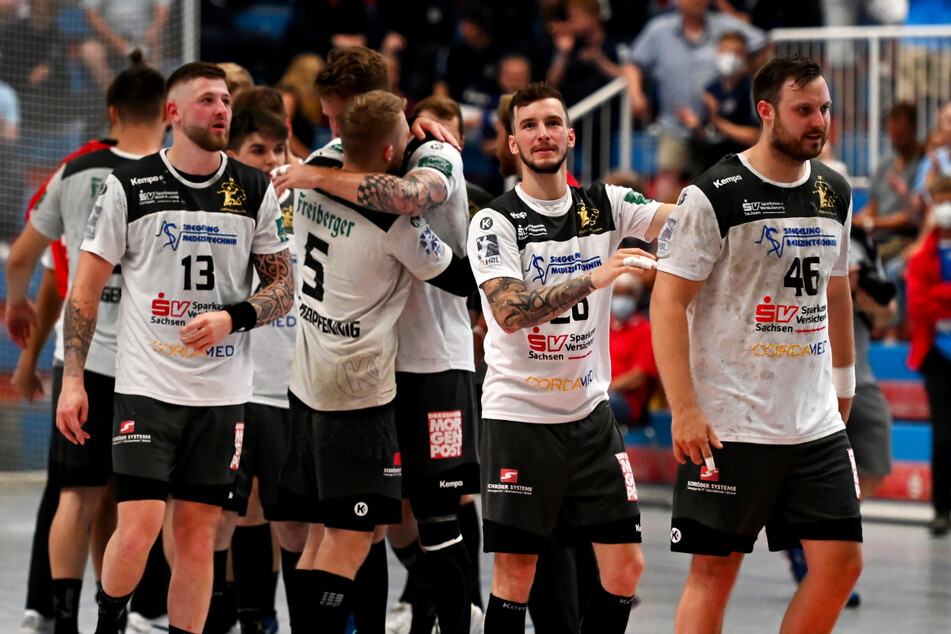 Der HC Elbflorenz feierte mit seinem Sieg in Dormagen den perfekten Saisonabschluss.