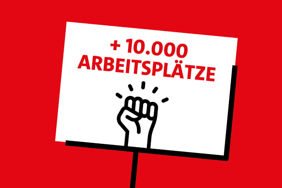 Die SPD schaffte über 10.000 neue Arbeitsplätze.