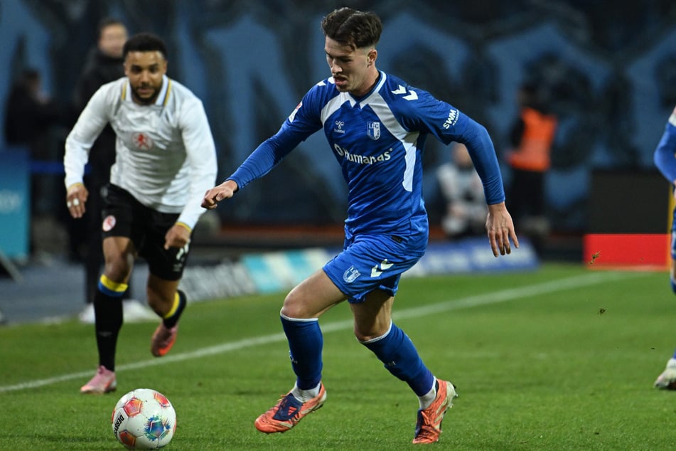 Fraglich, ob Noah Pesch (20) gegen Dresden in der Startaufstellung stehen wird.