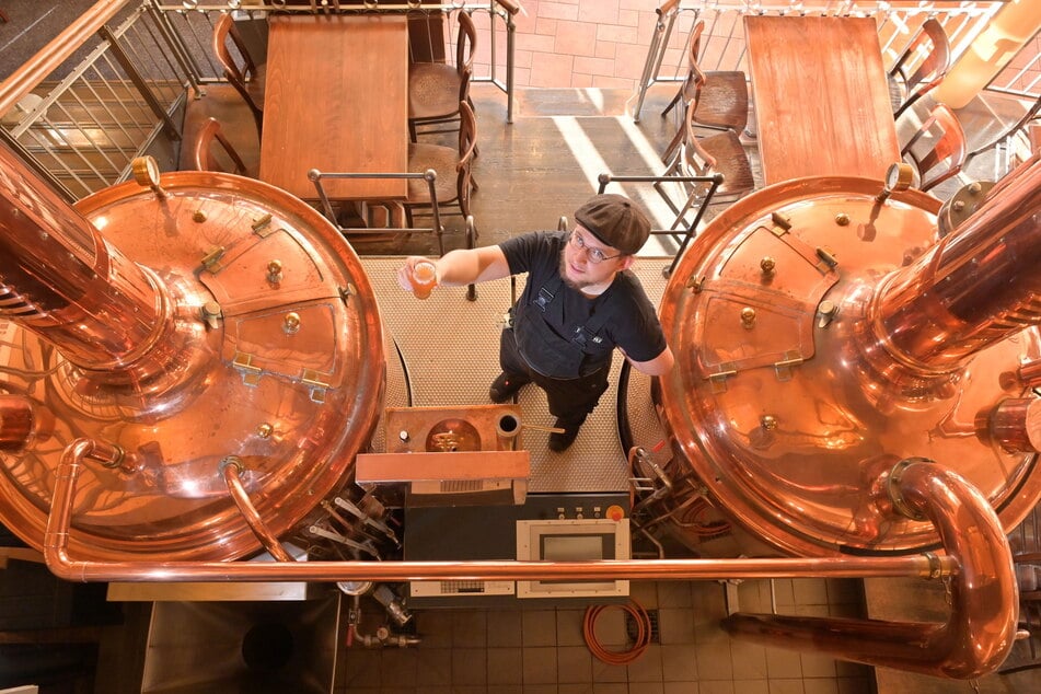 Zum Abschluss der Probier-Tour gibt es eine Verkostung im Turm-Brauhaus.