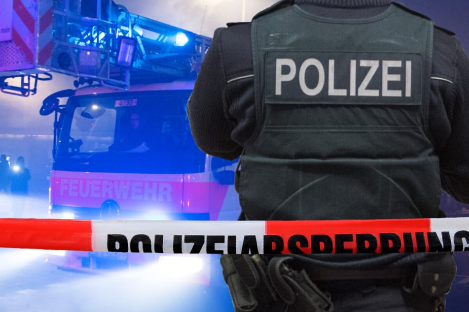 Während Feuerwehrkräfte den Brand löschten, leitete das Polizeipräsidium Frankfurt eine Fahndung nach dem Brandstifter ein. (Symbolbild)