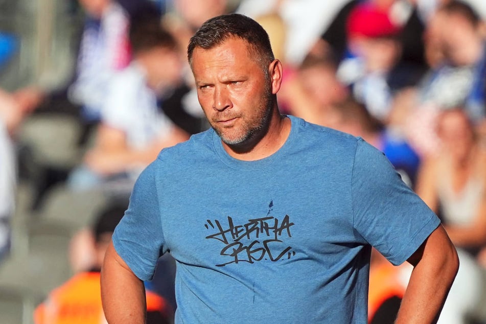 Hertha-Coach Pal Dardai (47) kritisierte nach der Heimpleite gegen Wehen Wiesbaden die Flanken- und Abschlussqualität seiner Spieler.