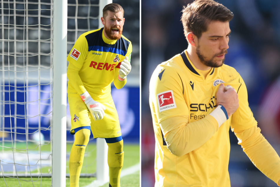 Bei Hertha BSC halten sich weiterhin die Gerüchte um Timo Horn (29, l.) und Stefan Ortega (29).