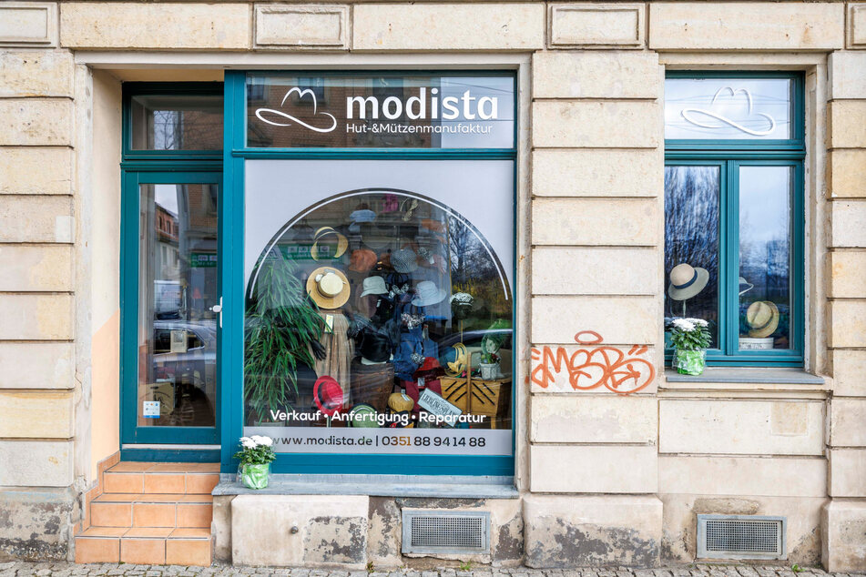 Das neue Laden-Atelier "Modista" von Katrin Westhäusler auf der Leipziger Straße.