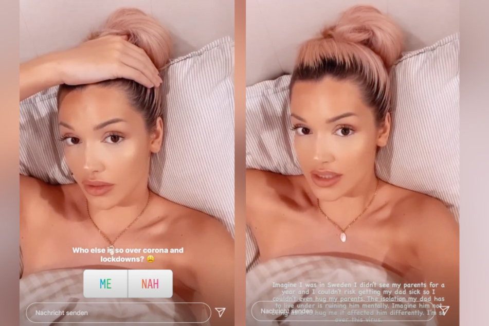 Auf Instagram macht die 25-Jährige ihrem Ärger Luft.