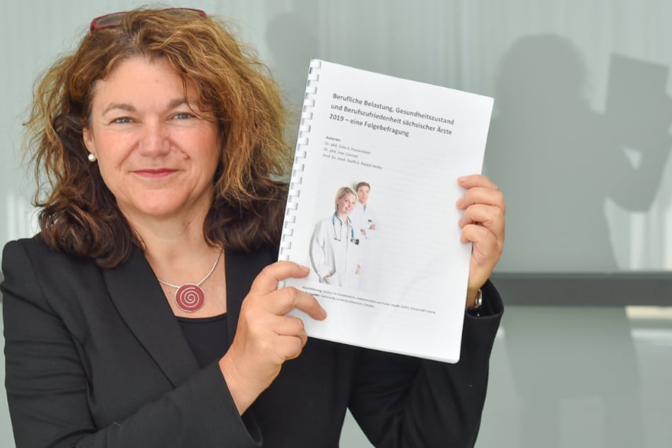 So fühlen sich Sachsens Ärzte: Prof. Steffi Riedel-Heller mit ihrer Studie.