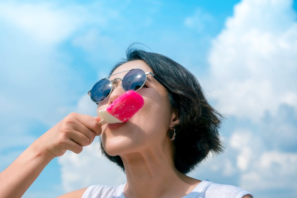 Ende September lädt das Wetter mit spätsommerlichen Temperaturen zum Eis essen ein.