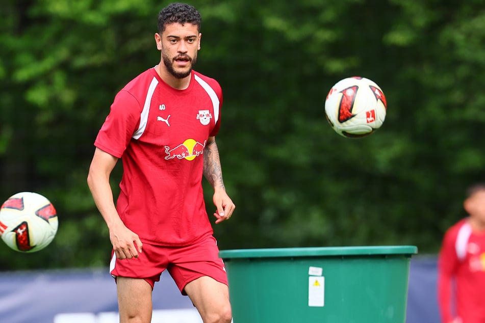 RB Leipzig kann gegen Como wohl endlich wieder auf Romulo (24) setzen.