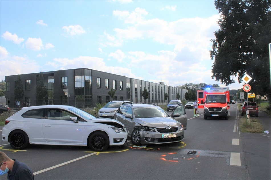 Ein Foto vom Unfallort in Vilkerath.